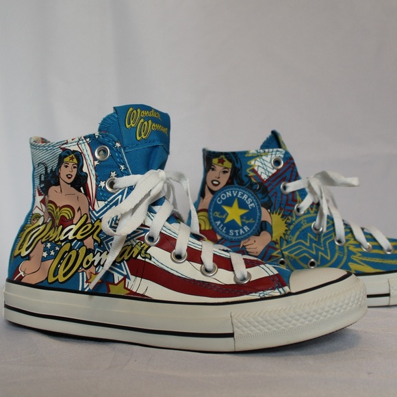 wonder woman converse shoes